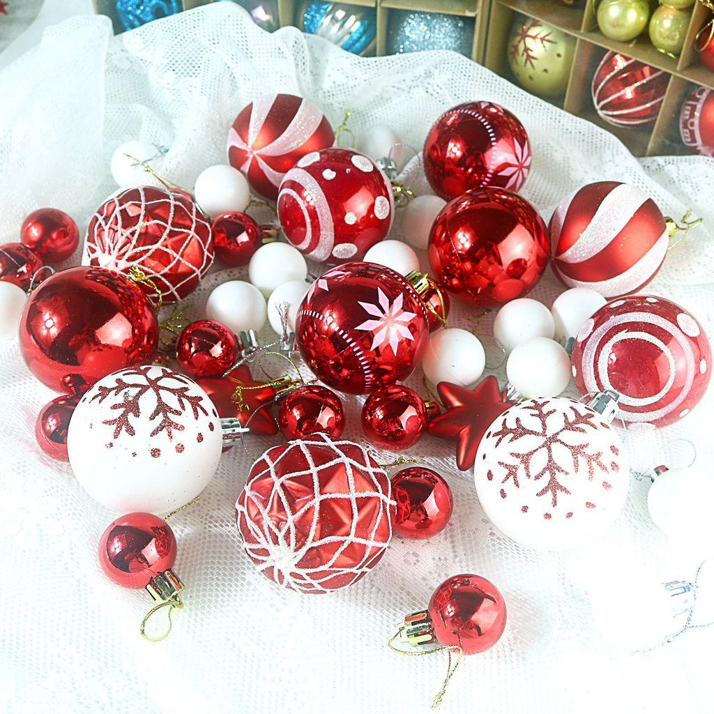 Christmas tree Balls Hanging Baubles Bundle Box Christmas Ornaments Party / Event / Home Decoration