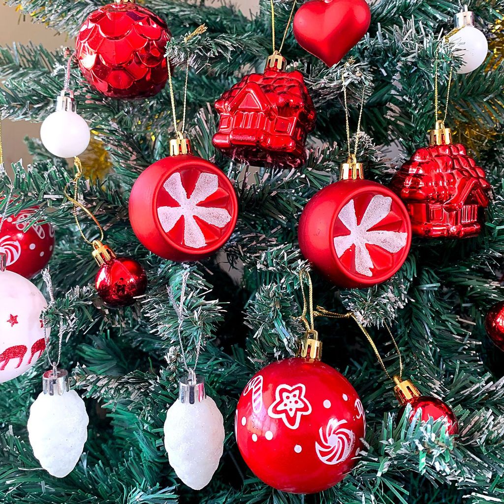 Christmas tree Balls Hanging Baubles Bundle Box Christmas Ornaments Party / Event / Home Decoration