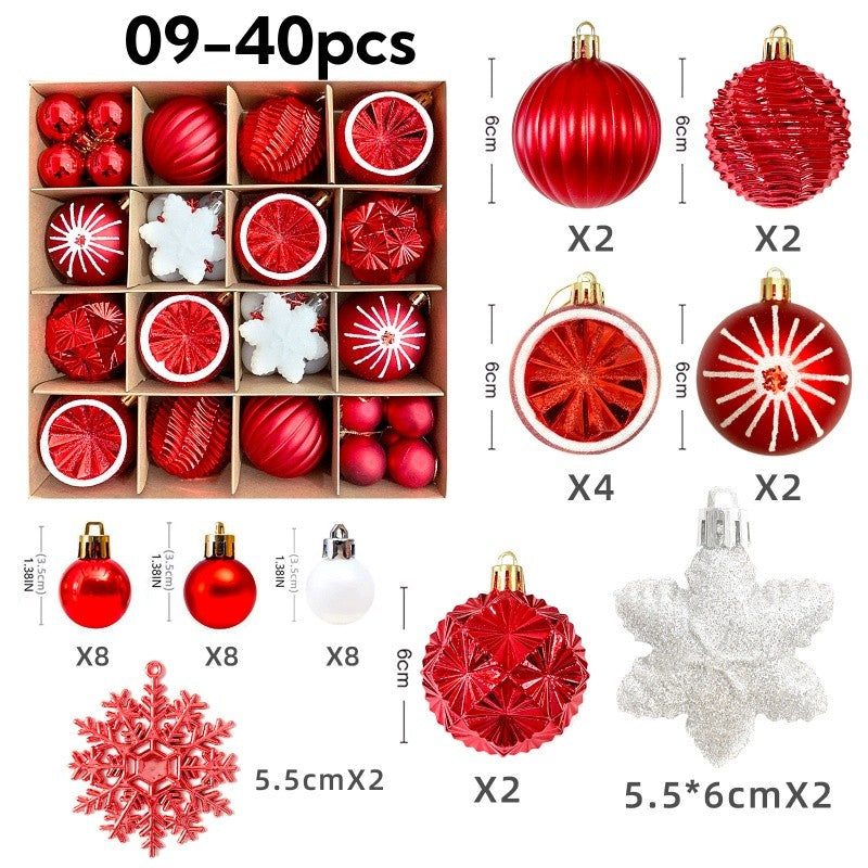 Christmas tree Balls Hanging Baubles Bundle Box Christmas Ornaments Party / Event / Home Decoration