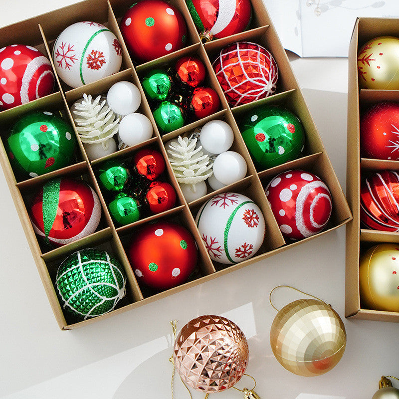 Christmas tree Balls Hanging Baubles Bundle Box Christmas Ornaments Party / Event / Home Decoration