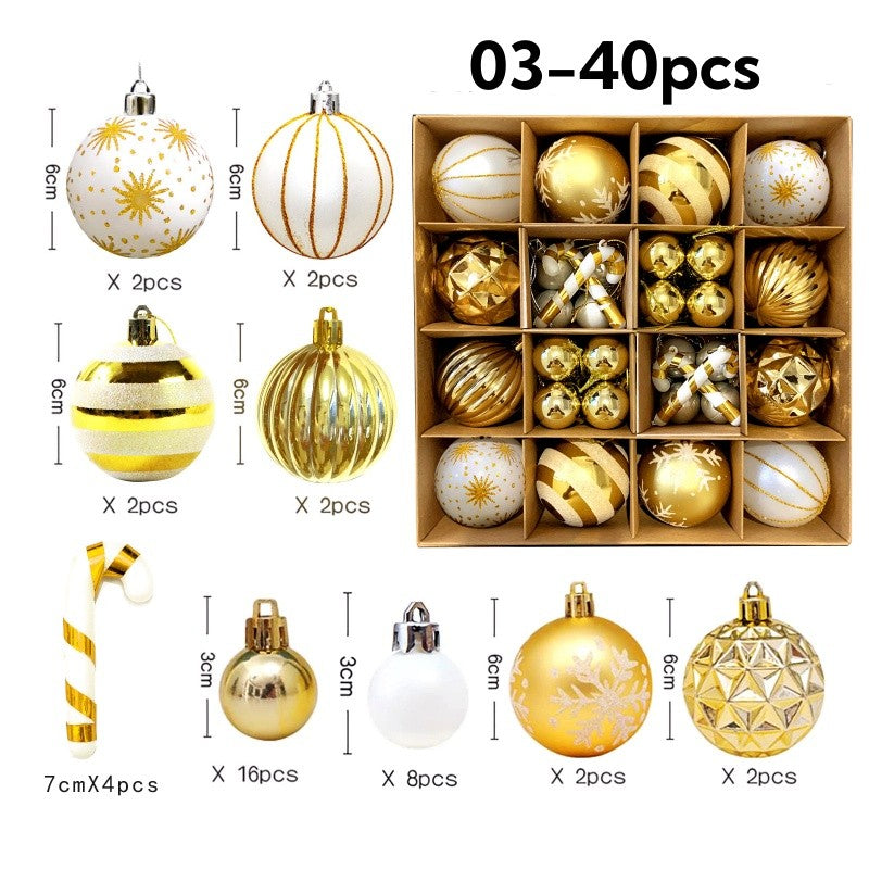 Christmas tree Balls Hanging Baubles Bundle Box Christmas Ornaments Party / Event / Home Decoration