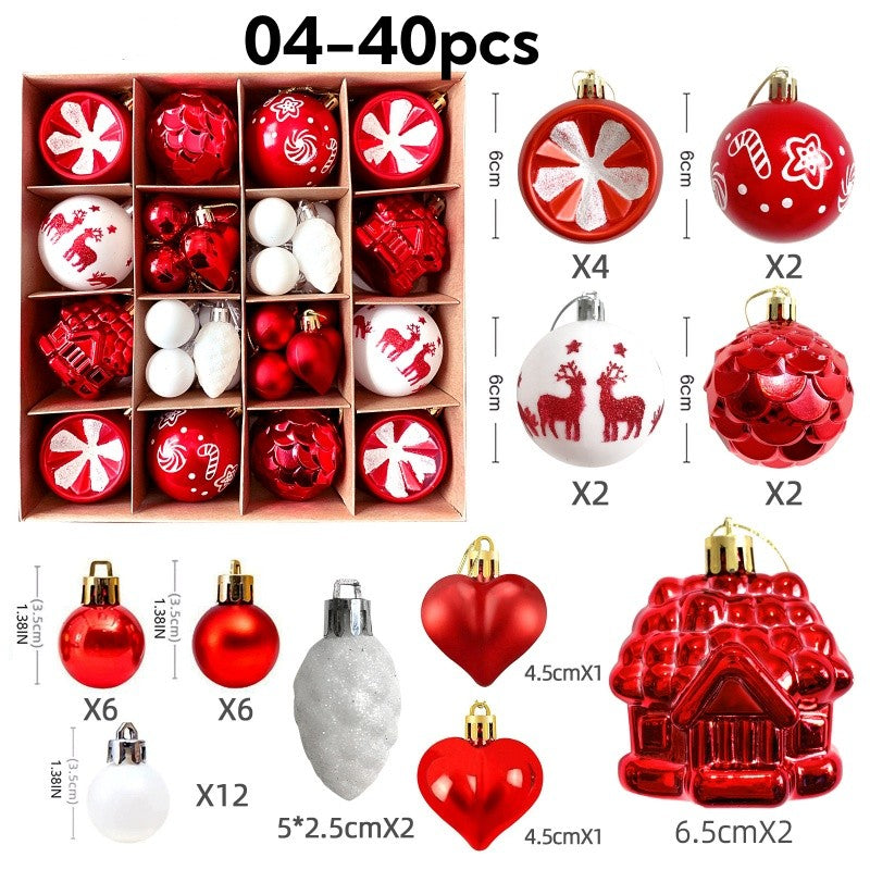 Christmas tree Balls Hanging Baubles Bundle Box Christmas Ornaments Party / Event / Home Decoration