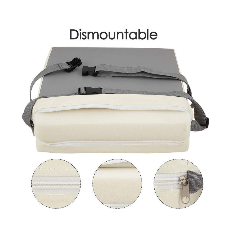 Baby Booster Cushion Seat Pad - Waterproof High-Density Sponge for Kids Chair with Breathable PVC Leather (Non-Slip)