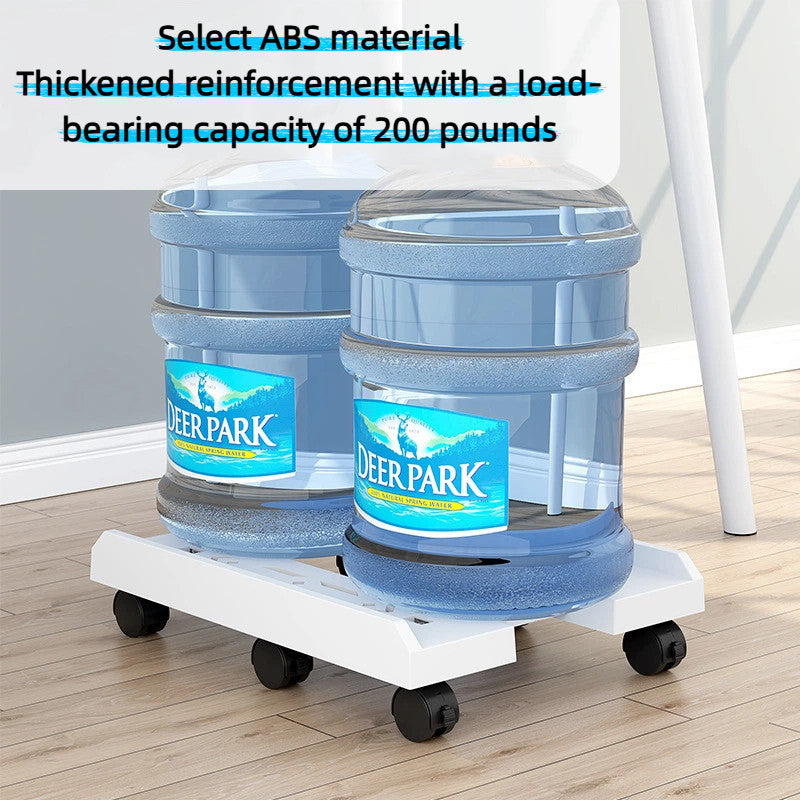 Mobile CPU Stand Adjustable with Lockable Wheels & Ventilation - Rolling Cart for PC Computer Tower Case Holder