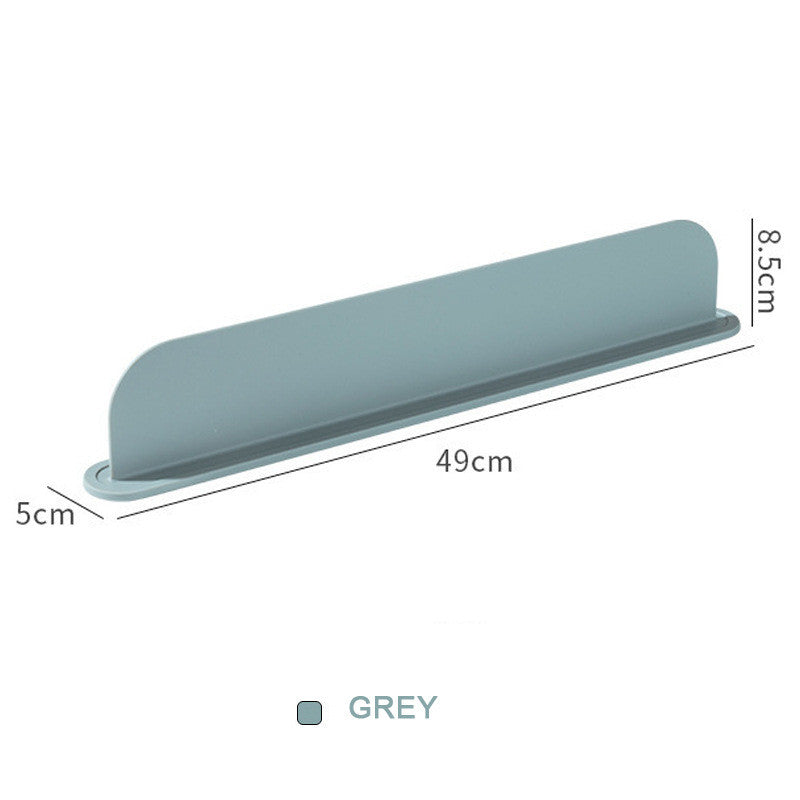 Silicone Kitchen Splash Guard for Sink Countertop, Dish Washing Waterproof Anti-Splash Barrier Suction Cup Design