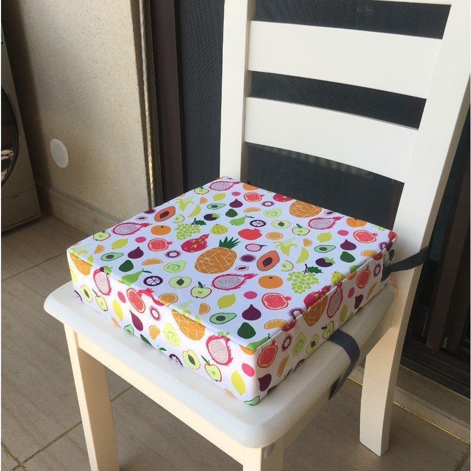 Baby Booster Cushion Seat Pad - Waterproof High-Density Sponge for Kids Chair with Breathable PVC Leather (Non-Slip)