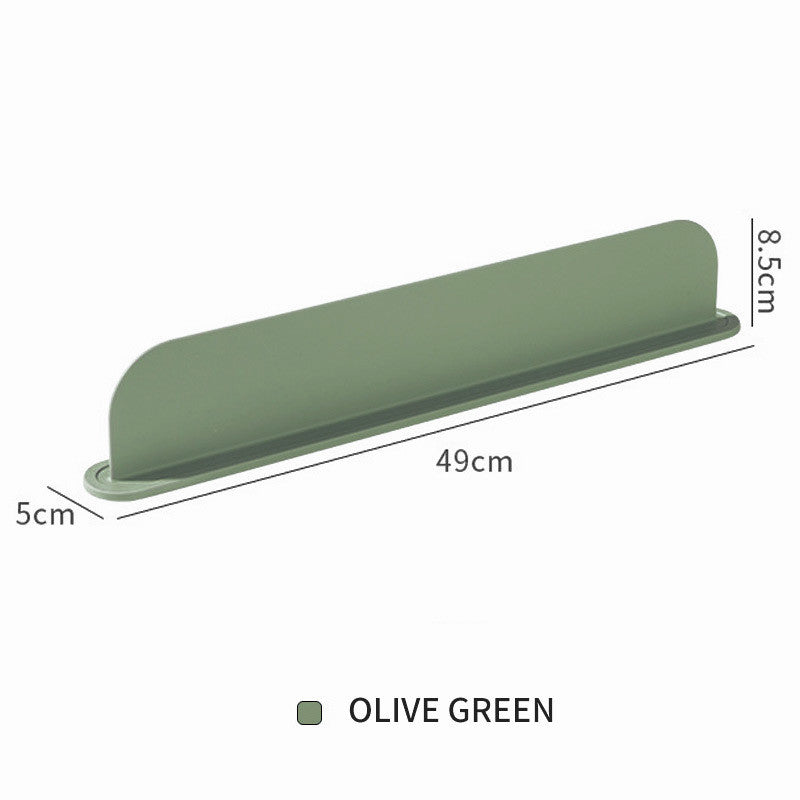 Silicone Kitchen Splash Guard for Sink Countertop, Dish Washing Waterproof Anti-Splash Barrier Suction Cup Design