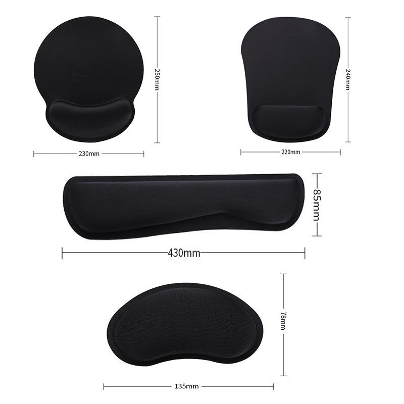 Memory Foam Mouse Keyboard Wrist Rest Pad For Office Computer PC Gaming Restpad Ergonomic MousePad
