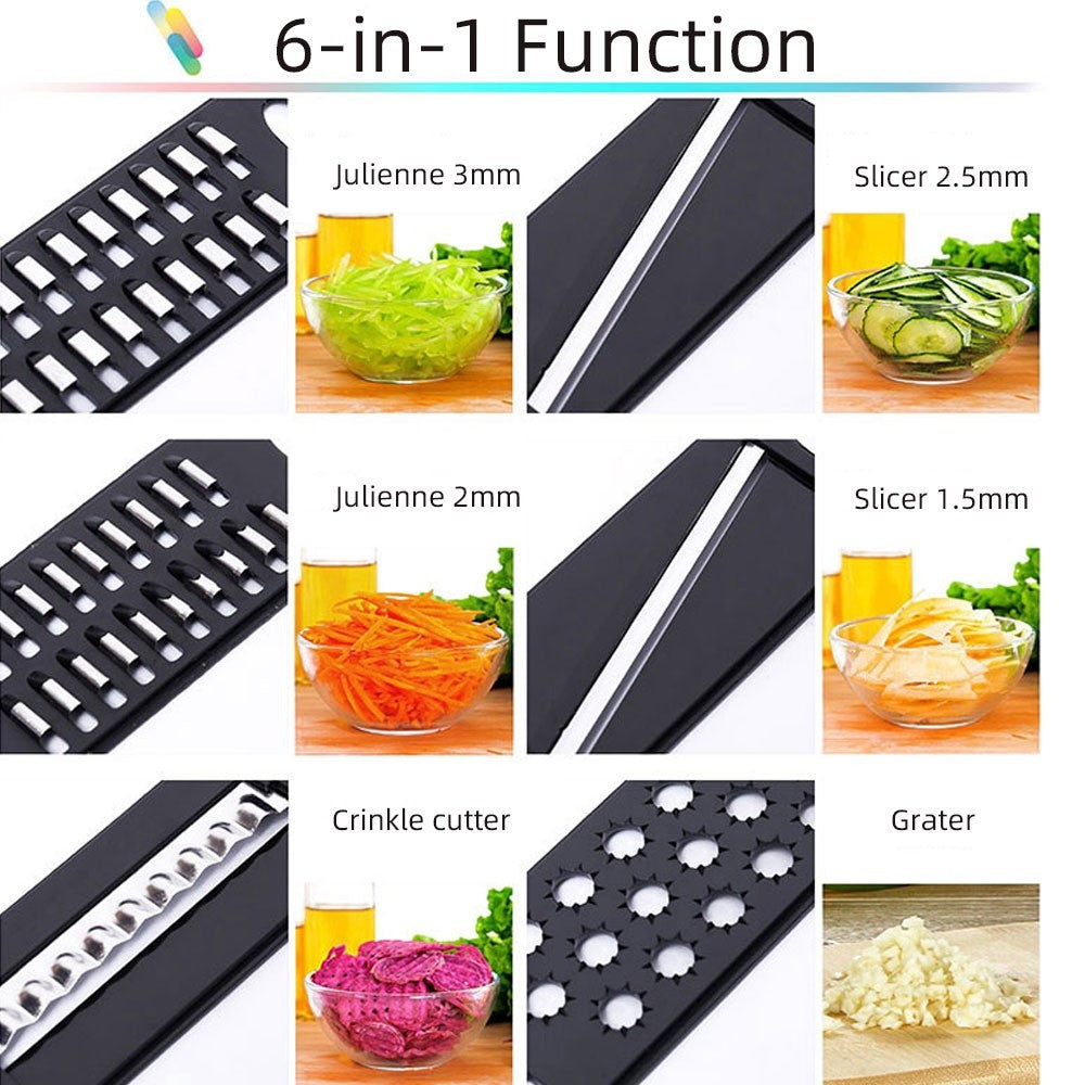 【SG Ready Stock】Vegetable Cutter / Vegetable Chopper with Basket for Fruits Vegetables