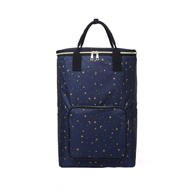 Heavy Duty Foldable Shopping Trolley with Wheels | Retractable Grocery Cart | Portable Supermarket Trolley Bag