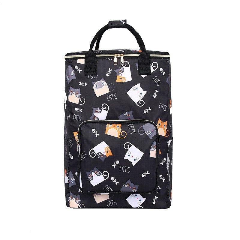 Heavy Duty Foldable Shopping Trolley with Wheels | Retractable Grocery Cart | Portable Supermarket Trolley Bag