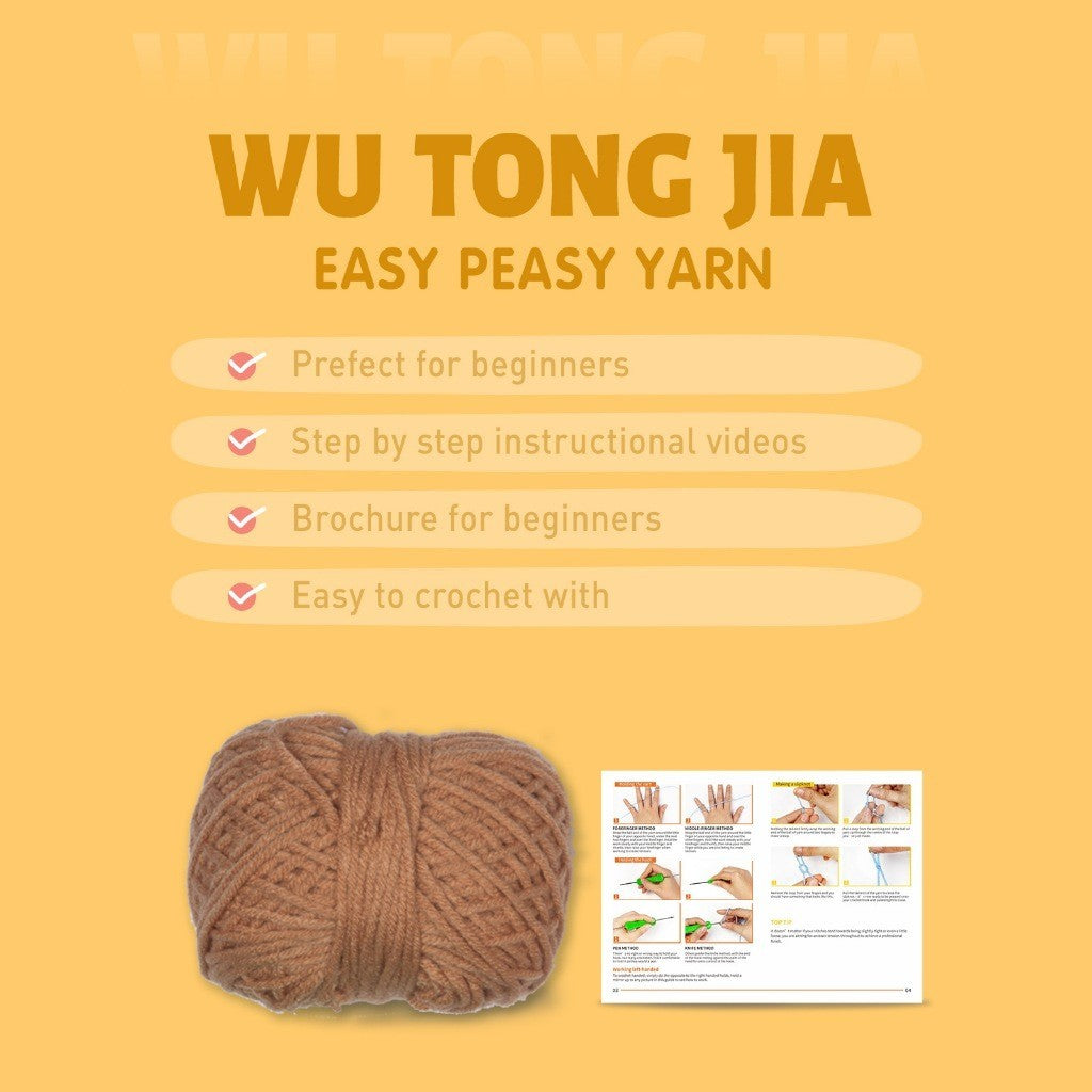 DIY Crochet Flowers Kit for Beginners Complete Crochet Knitting With Video Adorable Crochet Plant Decoration