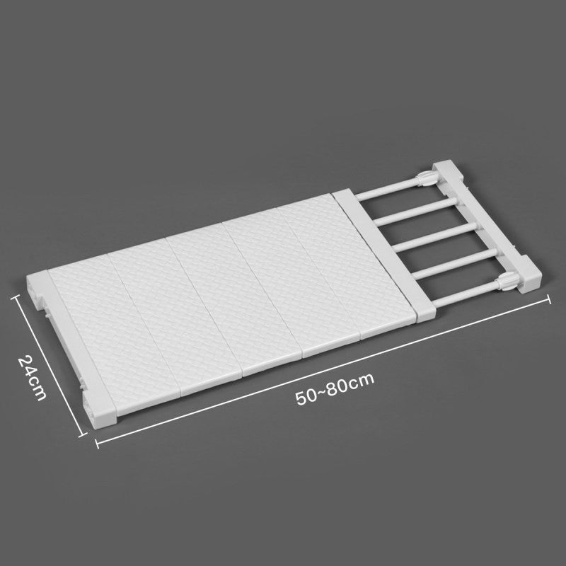 Extendable Wardrobe Shelf Adjustable Closet Organizer Rack Adjustable Extendable Wardrobe Shelf Space Saving