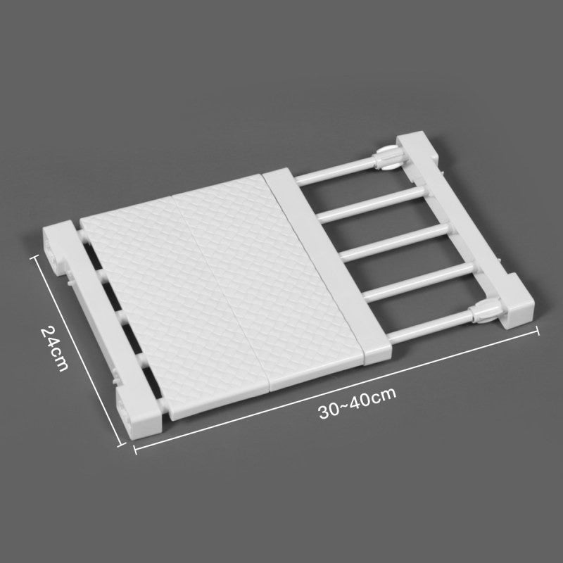 Extendable Wardrobe Shelf Adjustable Closet Organizer Rack Adjustable Extendable Wardrobe Shelf Space Saving