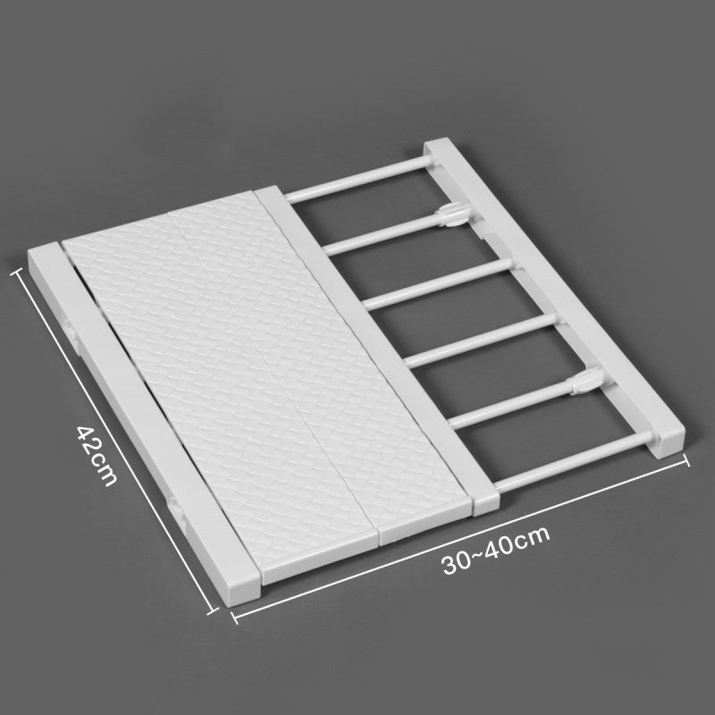 Extendable Wardrobe Shelf Adjustable Closet Organizer Rack Adjustable Extendable Wardrobe Shelf Space Saving