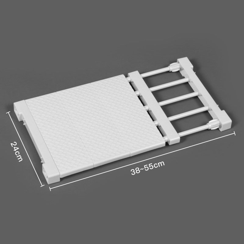 Extendable Wardrobe Shelf Adjustable Closet Organizer Rack Adjustable Extendable Wardrobe Shelf Space Saving
