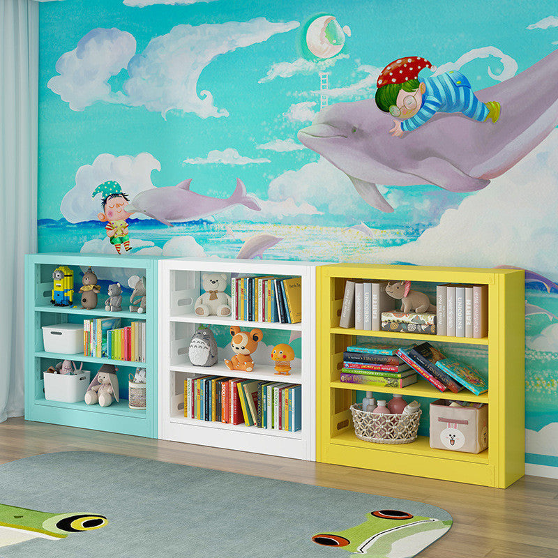 【SG Stock】Heavy Duty Steel Bookshelf Kids Bookcase Floor-standing Storage Rack Shelves for Home Kitchen Warehouse Garage