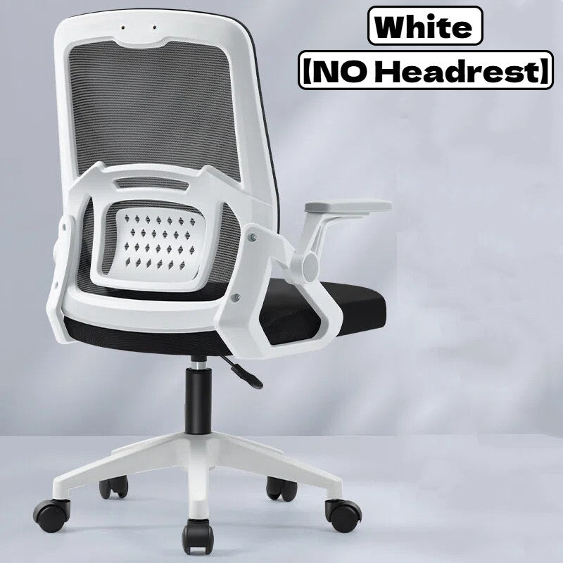 High-Back Ergonomic Mesh Office Desk Chair Lumbar Support Computer Gaming Chair With Pillow for Home Study