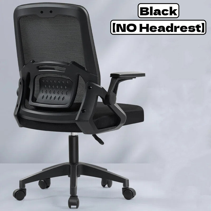 High-Back Ergonomic Mesh Office Desk Chair Lumbar Support Computer Gaming Chair With Pillow for Home Study