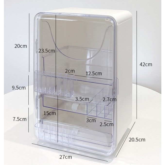 Makeup Organizers Large Capacity Facial Product Skin Care Organiser Make Up Brush Holder Storage