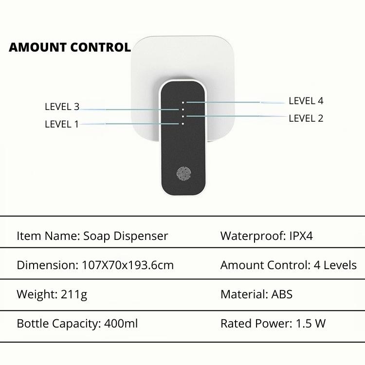 SG automatic soap dispenser foam washing liquid dispenser device intelligent hand sanitizer soap dispenser alcohol spray