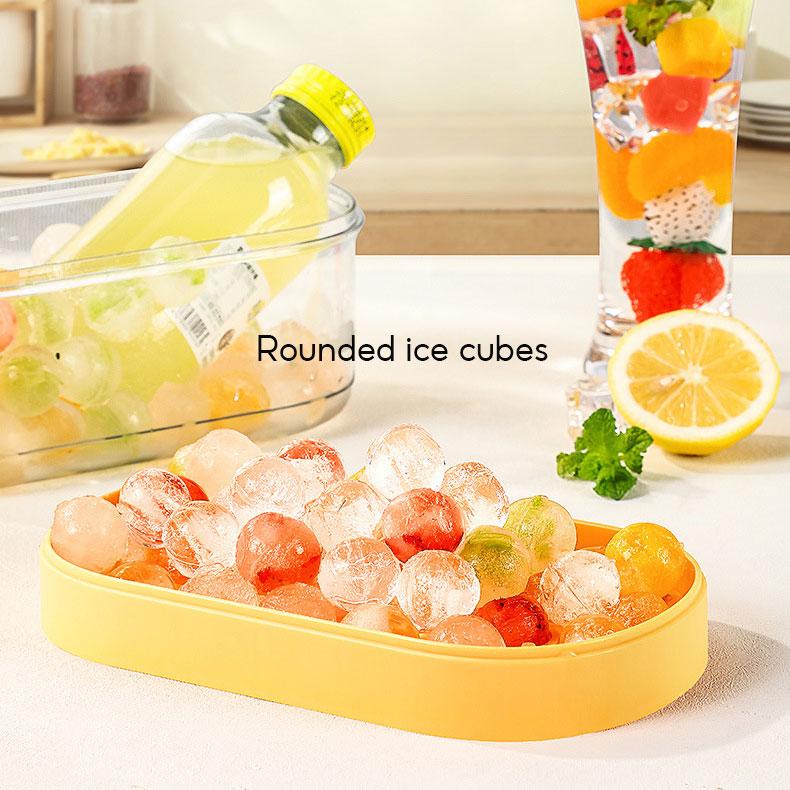 Silicone ice cube tray ball ice ball maker ice Cube Mold ice maker machine with box