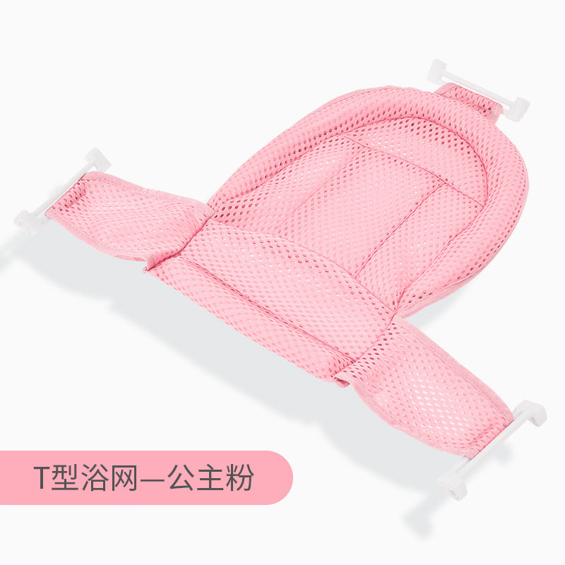 Rumahhome_Baby Bathing Bathtub Foldable Shower Basin Newborn Baby Bathtub with Temp Sensor/Infant/Children