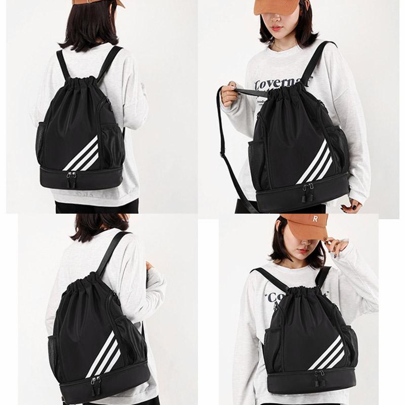 Basketball Backpack Gym Sports Travel Luggage Bag Oxford Waterproof With Independent Shoe Warehouse