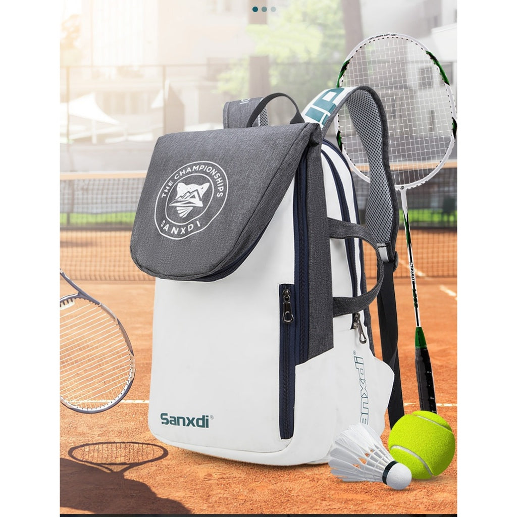 50L Badminton Bag Large Capacity Waterproof Sports Gym Backpack Unisex for Tennis & Travel, Outdoor