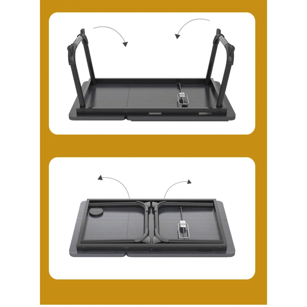 Foldable Laptop Desk with Tablet Holder - Multi-Purpose Bed/Office Table for Study,Work,Dorm & Small Spaces Space-Saving