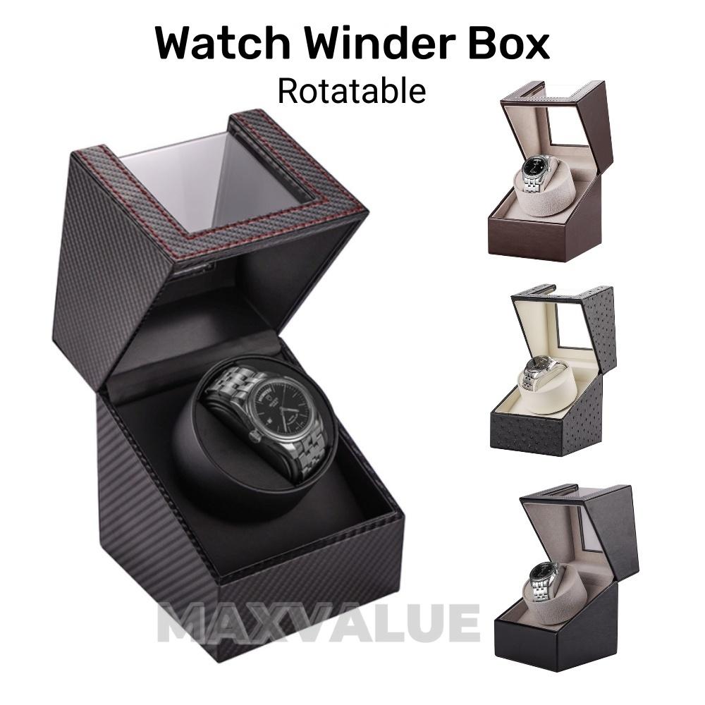 Rumahhome_Watch Winder Box Automatic Winding Luxury Watches Storage Boxes
