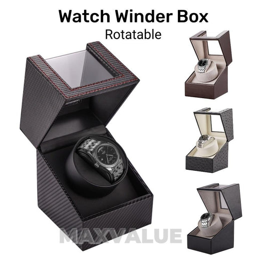 Rumahhome_Watch Winder Box Automatic Winding Luxury Watches Storage Boxes