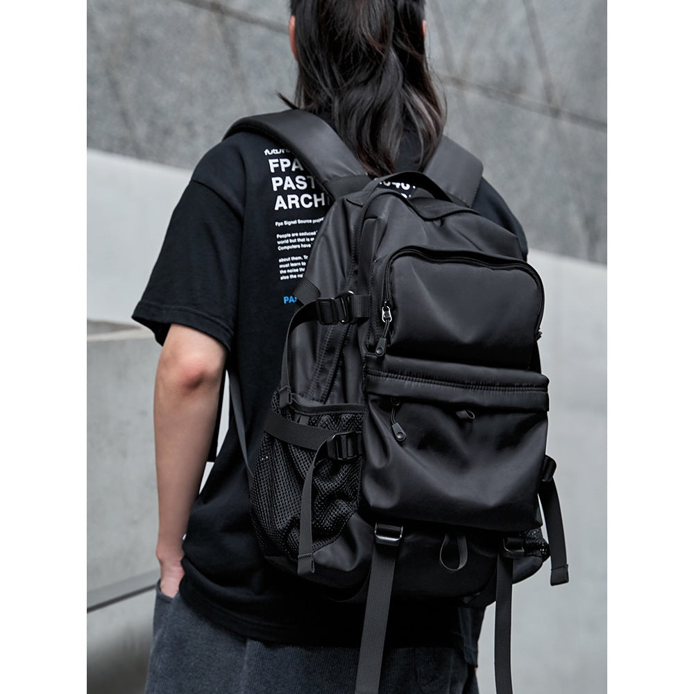 Japanese Trendy Waterproof Laptop Backpack - School Work Travel Bag Multi Compartment