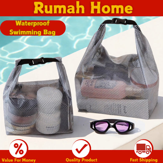 Waterproof Swimming Bag with Dry Wet Separation, Large Capacity Travel Organizer for Cosmetics, Toiletries, Gym