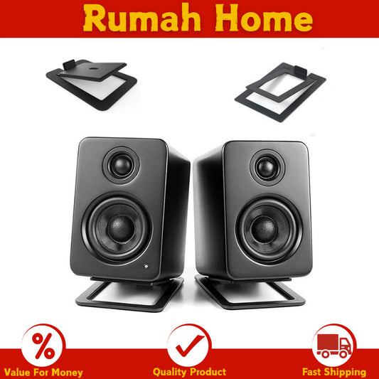 Desktop Speaker Holder Anti-Vibration Metal Speaker Stands for Small Speakers | Desktop Holder