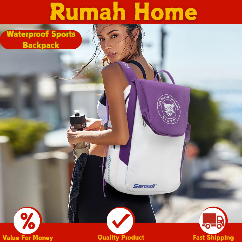 50L Badminton Bag Large Capacity Waterproof Sports Gym Backpack Unisex for Tennis & Travel, Outdoor