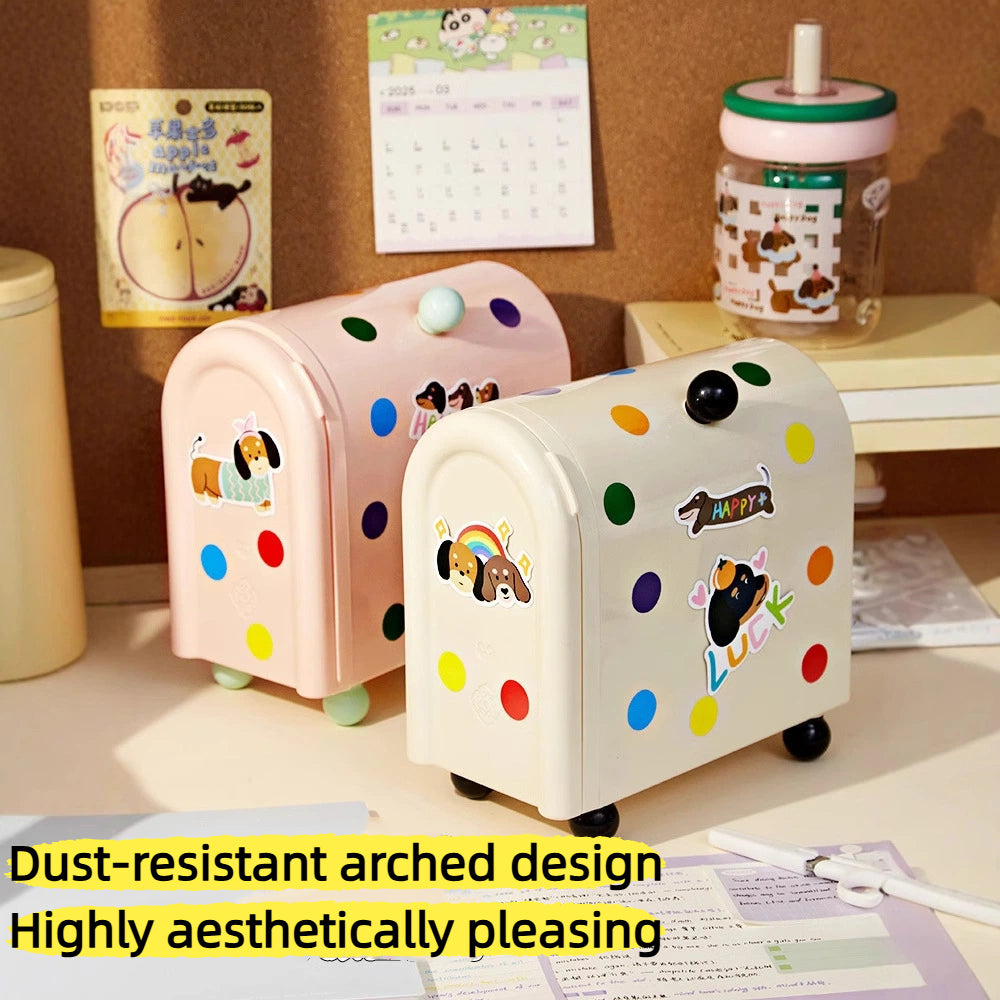 Luxury Drawer Makeup Organiser Box - Cosmetic Brush, Jewelry Storage for Desk, Dressing Table & Student Dorm | Fashion