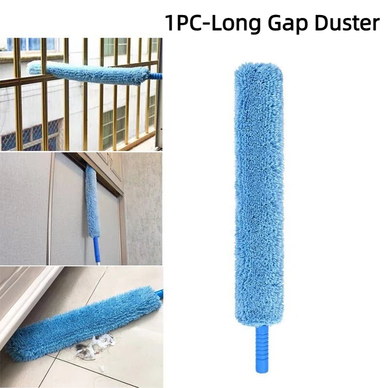 Ceiling Fan Duster Absorb Dust Save Strength Adjustable Telescopic Removable Washable Super Cilia Brush